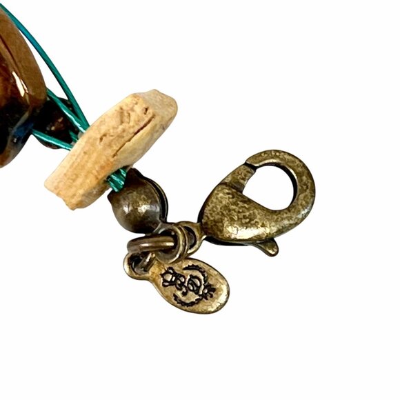 Retired Premier Designs Jewelry Bracelet Island Girl Green & Blue Beads Adjustab - Picture 4 of 6